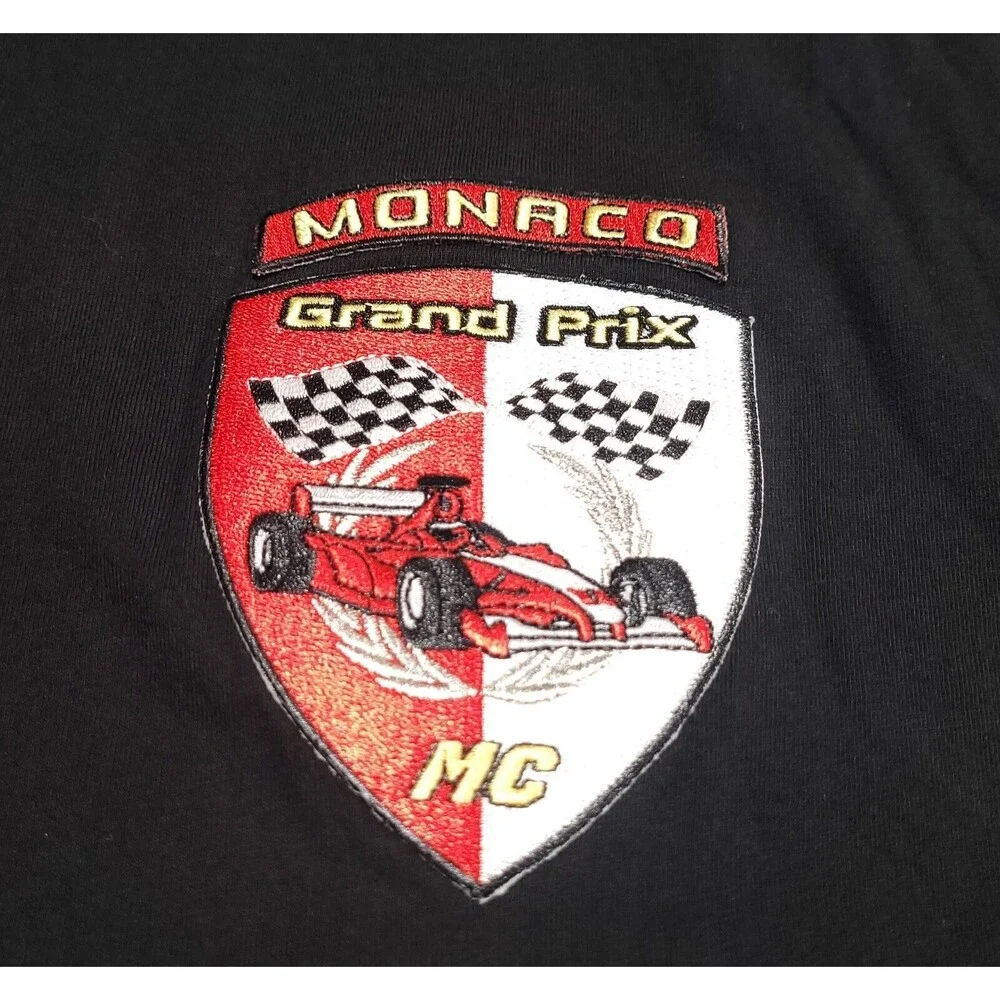 VTG MONACO Grand Prix Official F1 Racing Black T European Size 3XL France EUC - Picture 7 of 10